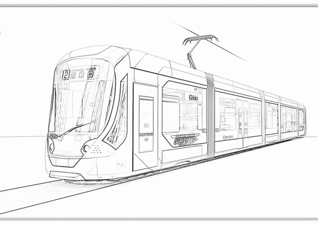 広島電鉄が広電電車・バスのペーパークラフト・ぬりえデータを公開中！