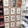 「廣文館 金座街本店」で人気漫画家によるカープ選手のイラストが展示中です！