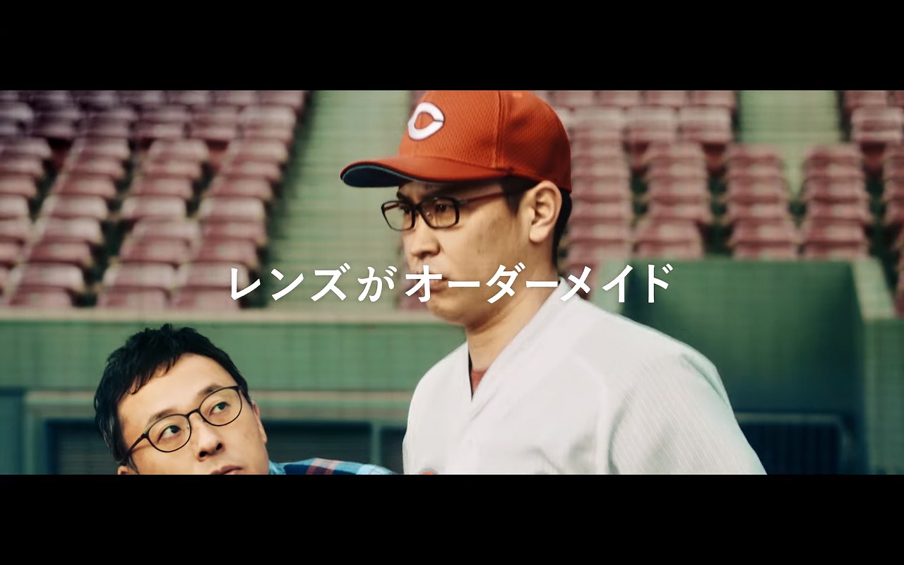 眼鏡市場 のテレビcmに堂林選手出演 3パターンのcm動画が公開中です